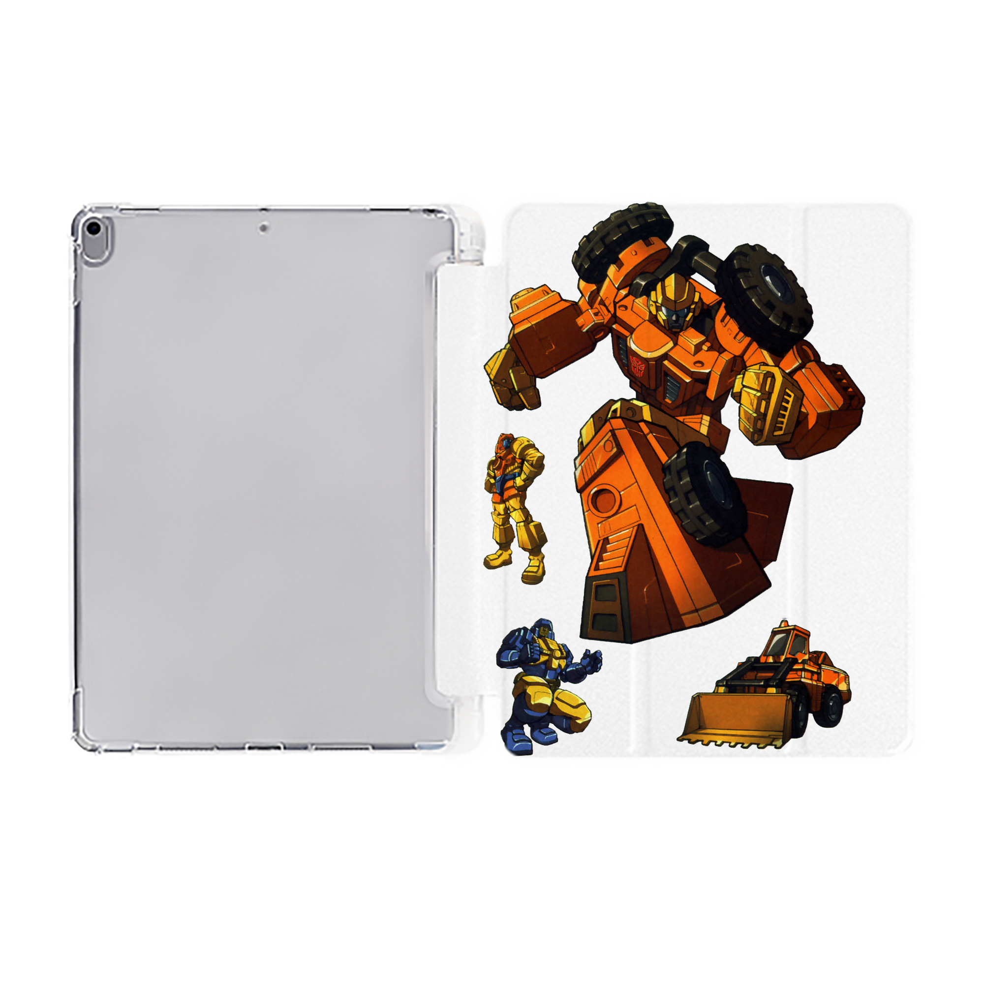 （画像用）  IPad ケース ペン収納付き 三つ折りスタンド PUレザー×シリコン 対応機種9.5/10.5/10.9インチ